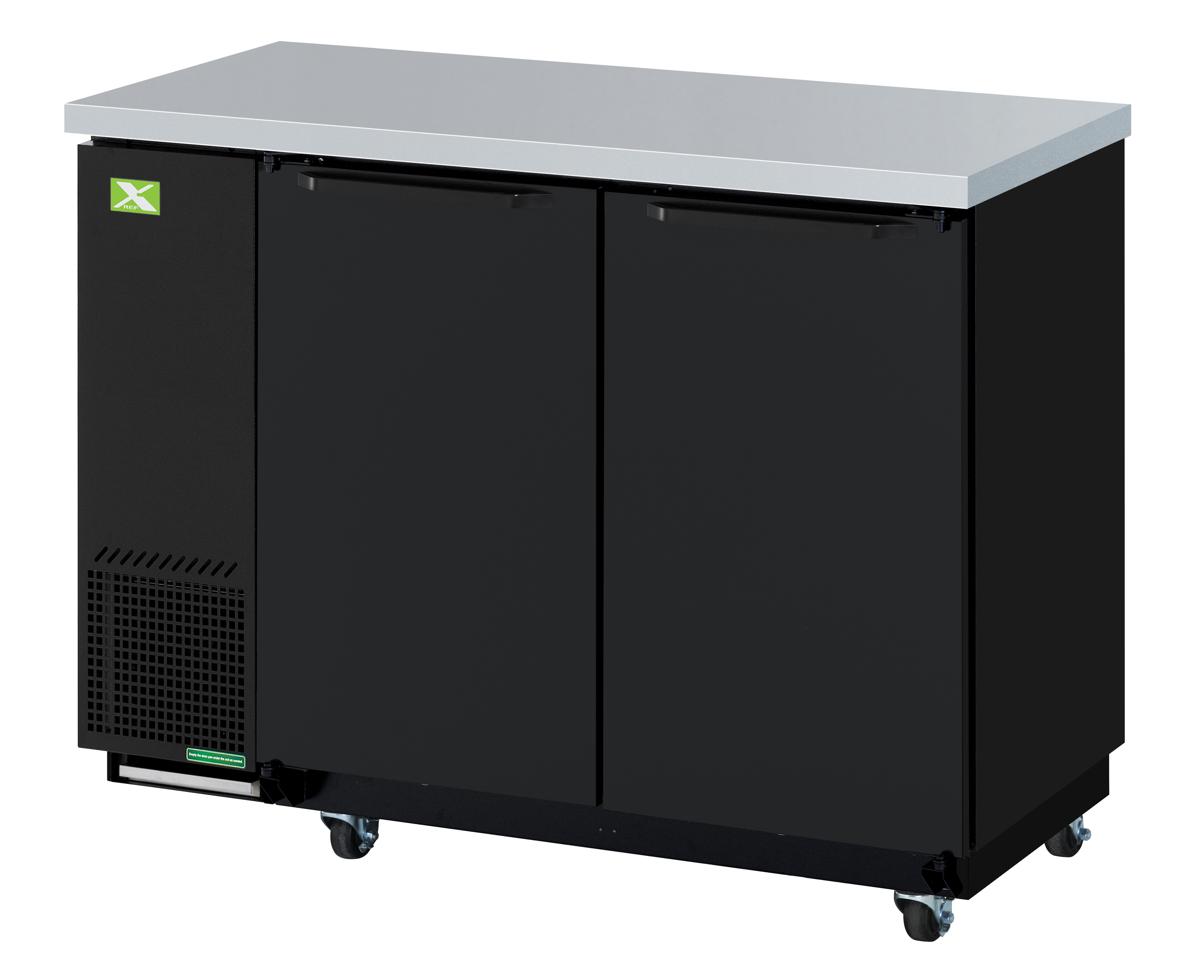 Refrigeration-X 48" Narrow Two-Door Back Bar Cooler