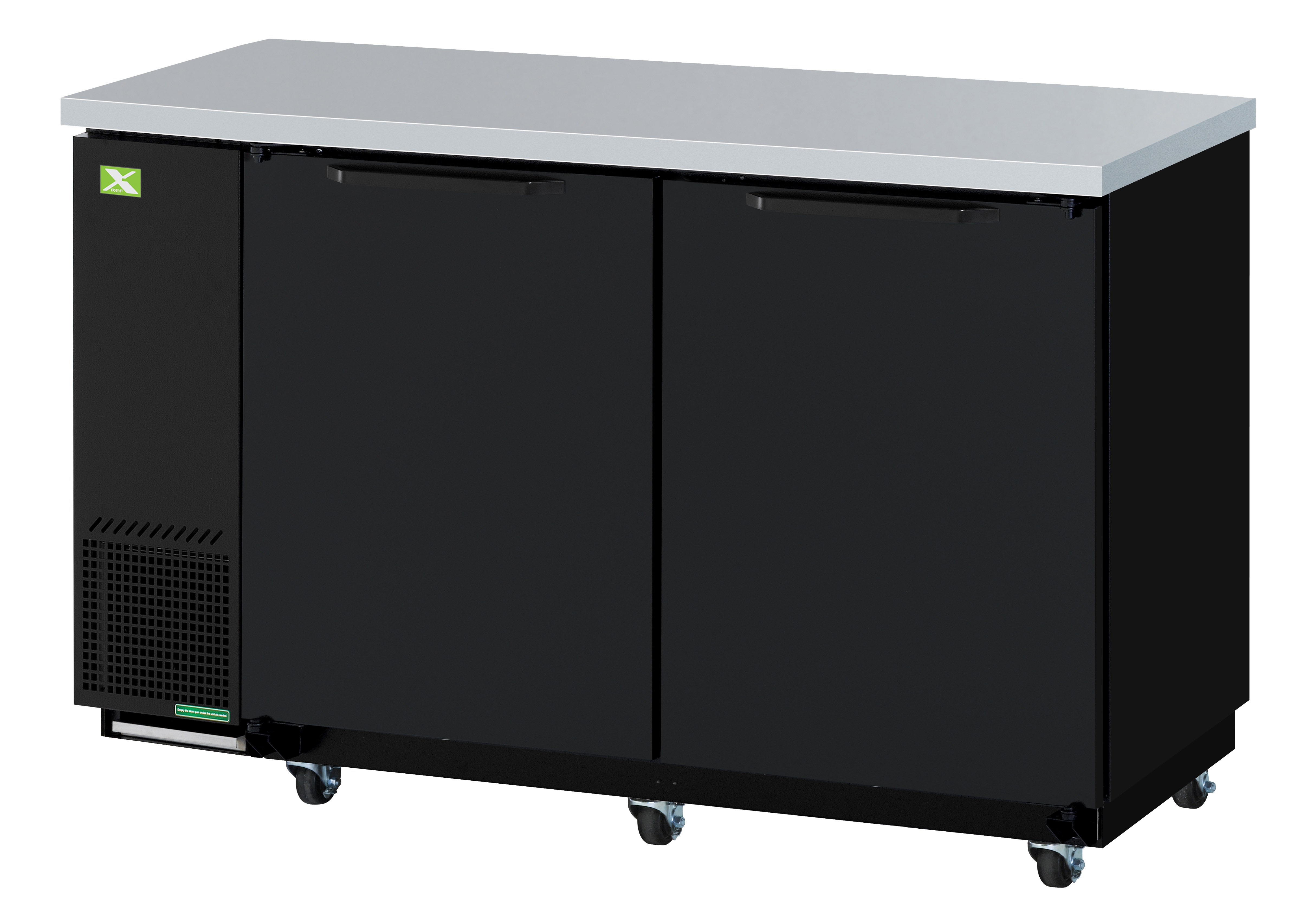 Refrigeration-X 60" Narrow Two-Door Back Bar Cooler