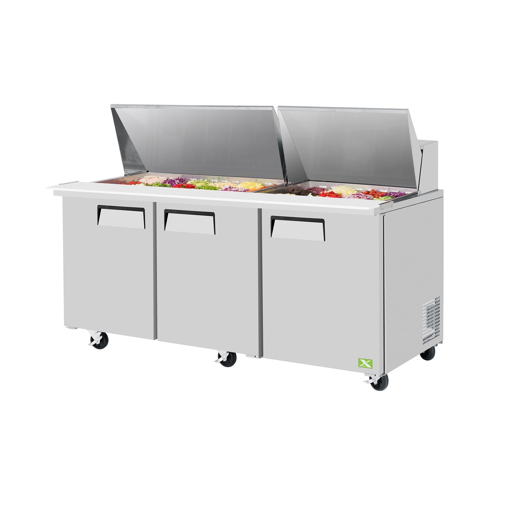 Refrigeration-X 72" Mega Top Refrigerated Prep Table