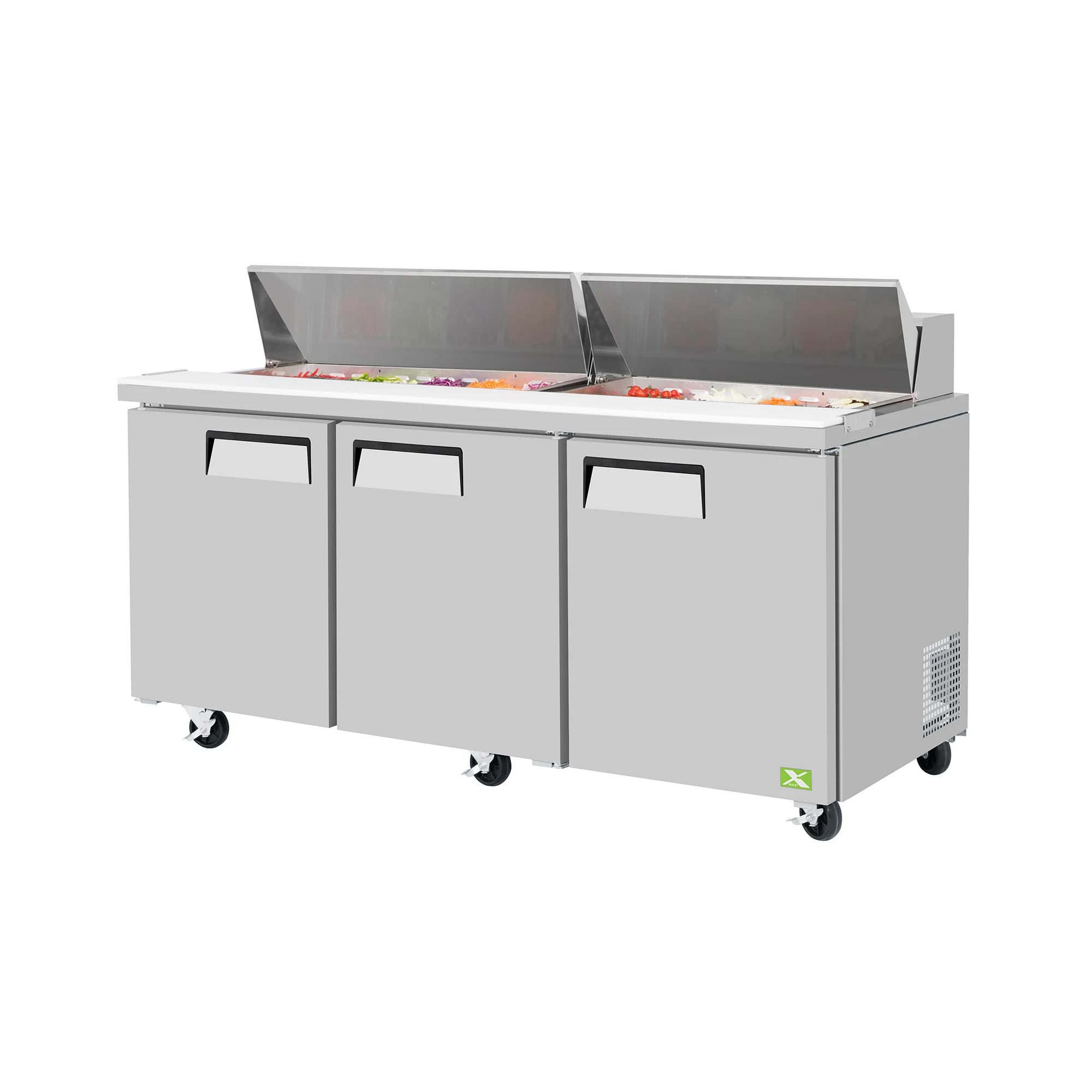 Refrigeration-X 72" Refrigerated Sandwich / Salad Prep Table